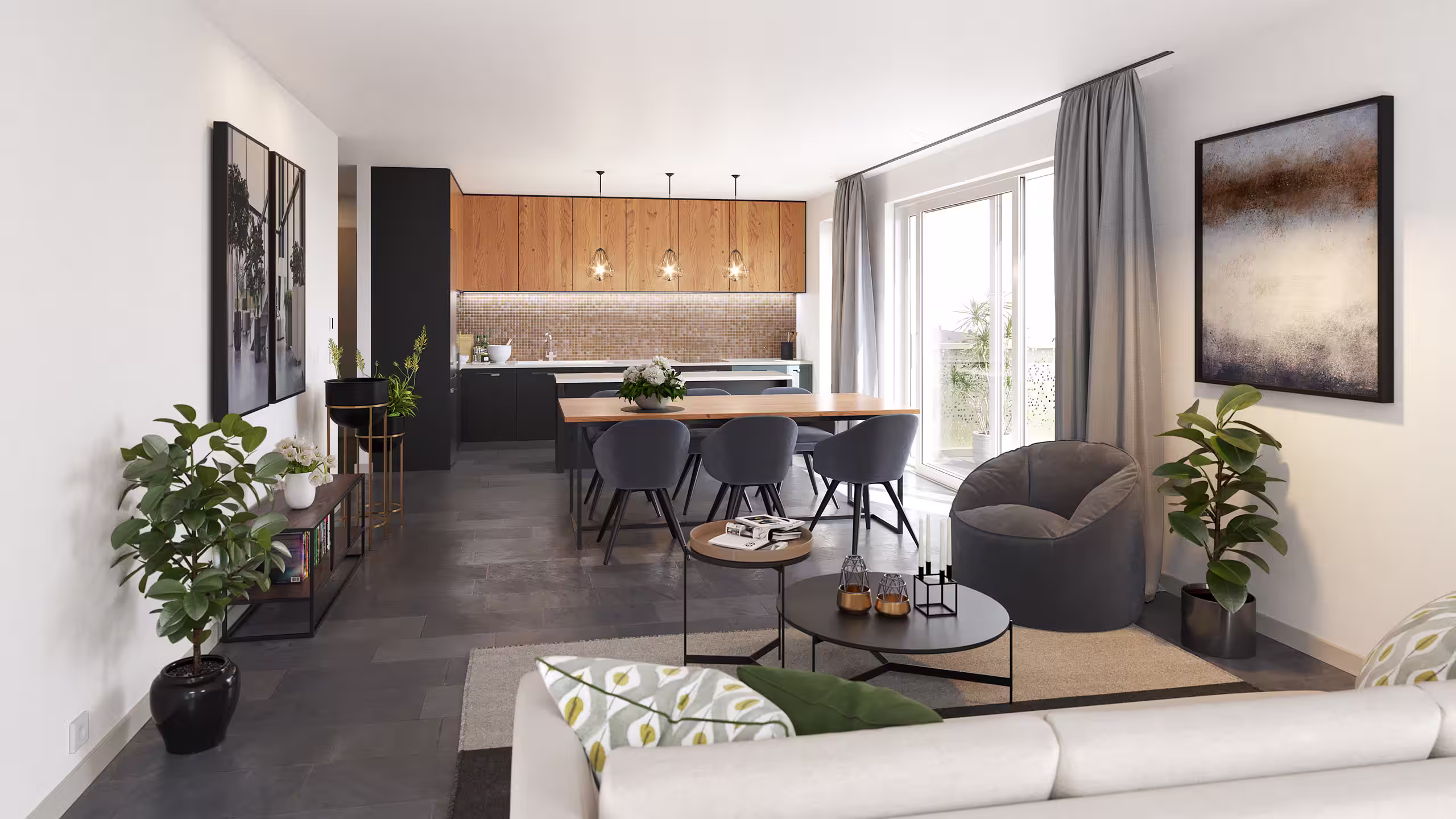 Visualisierung Wohnzimmer