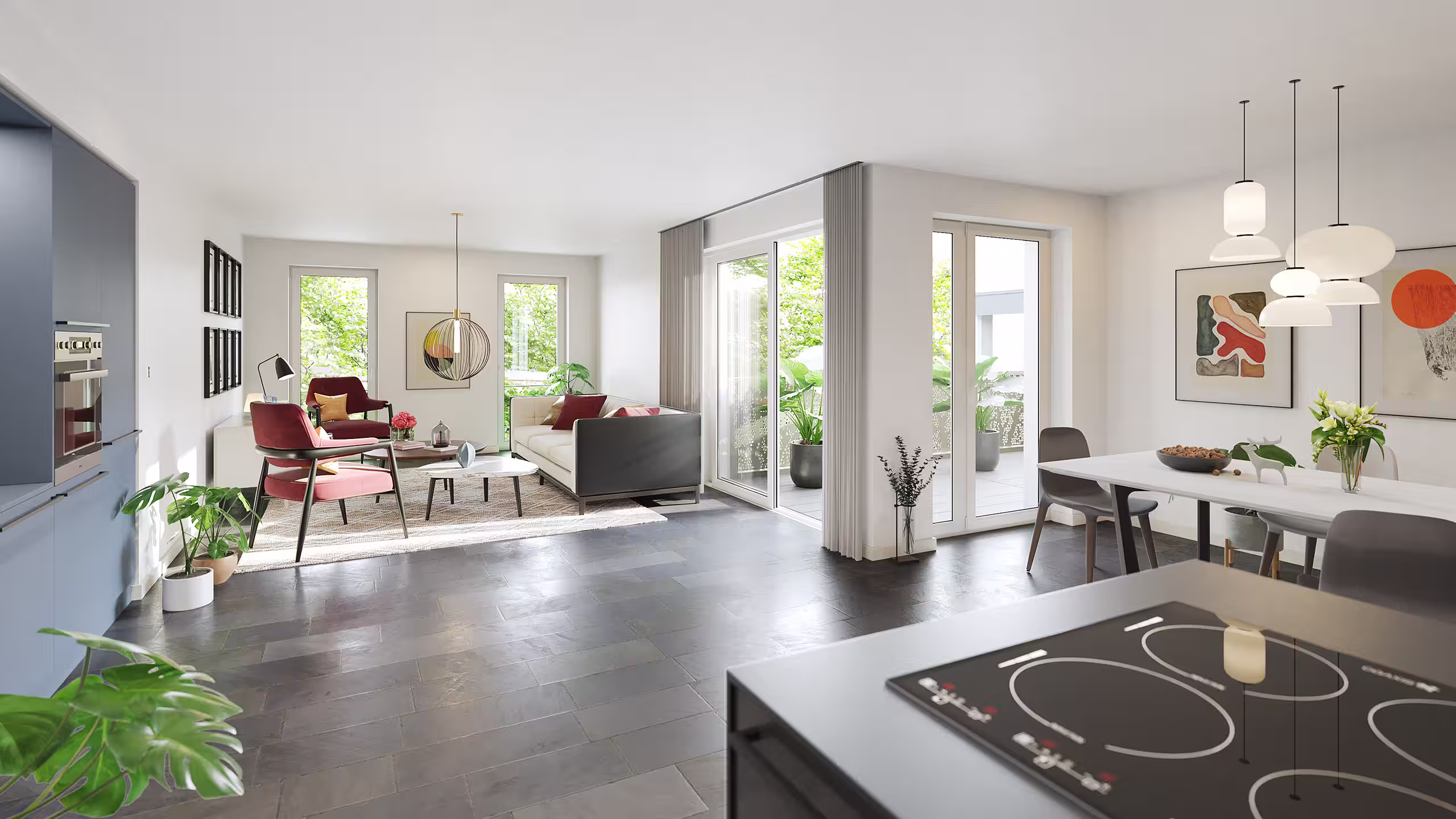 Visualisierung Wohnzimmer